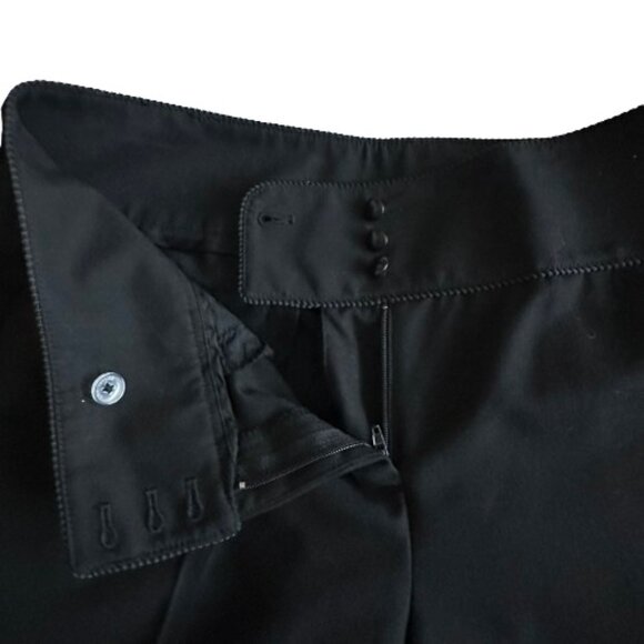 Ann Taylor Women's  Sz. Black/Charcoal  Straight Leg Dress Capri/Ankle Pants - Picture 5 of 15